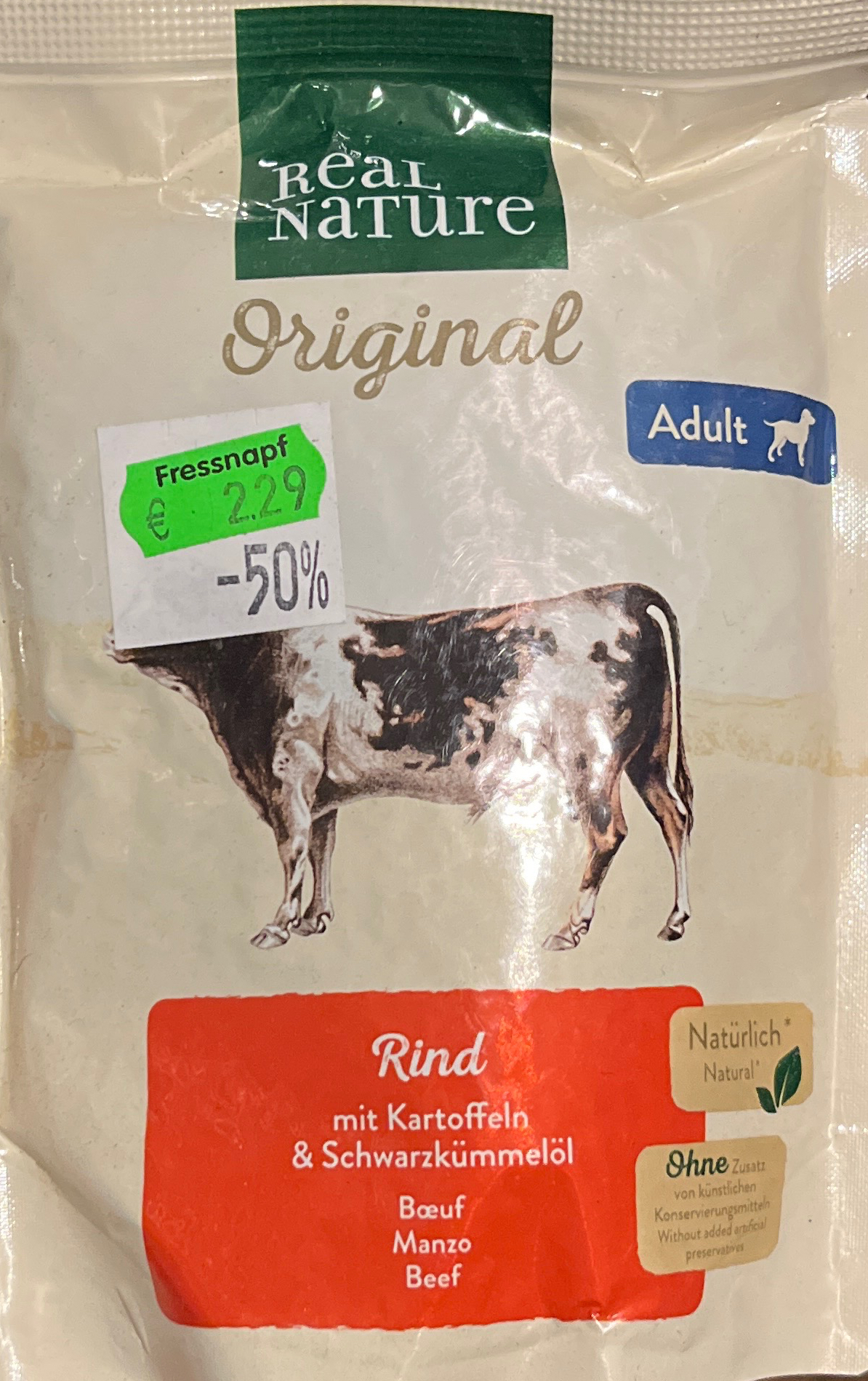 Rind mit Kartoffeln