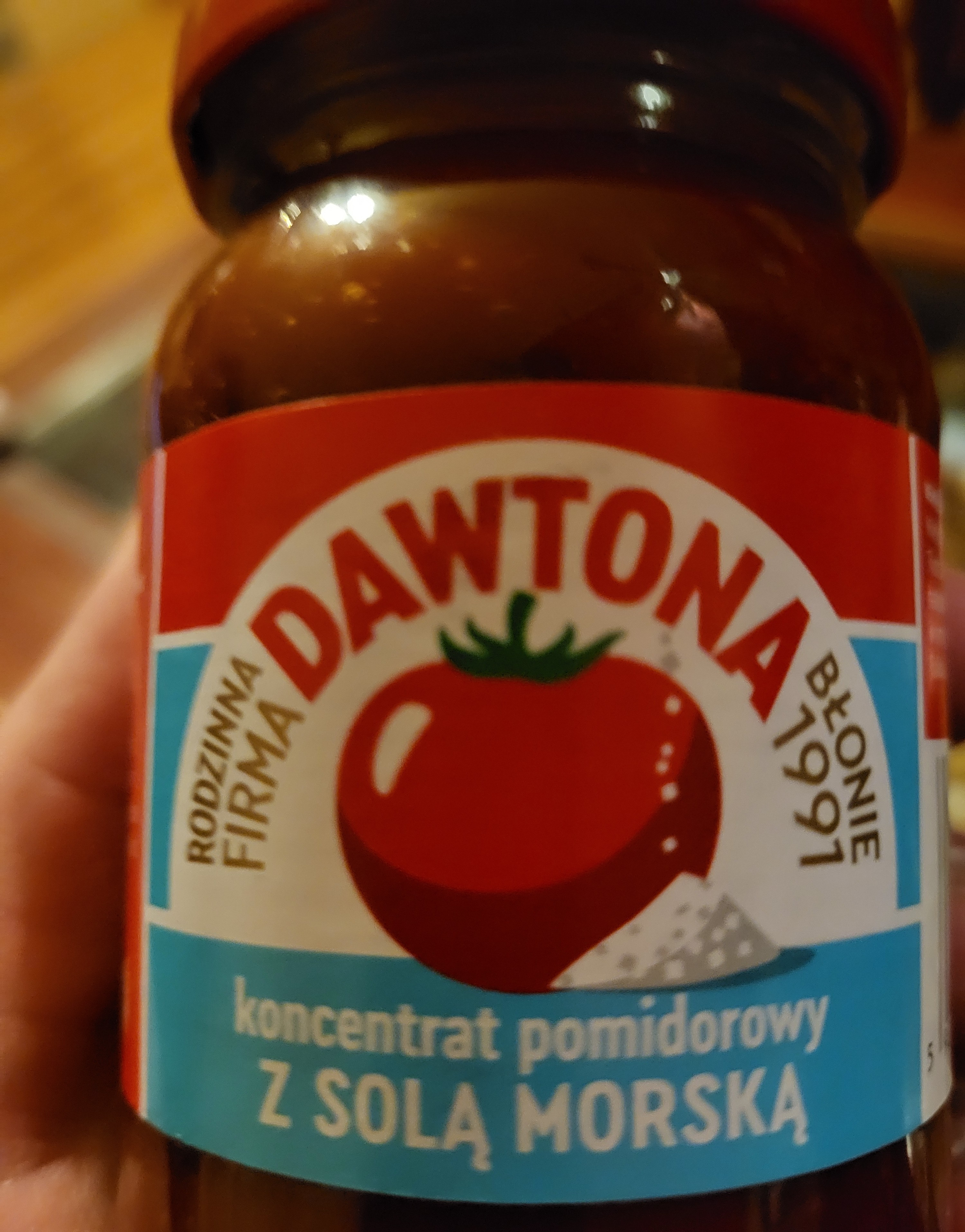 Koncentrat pomidorowy z solą morską