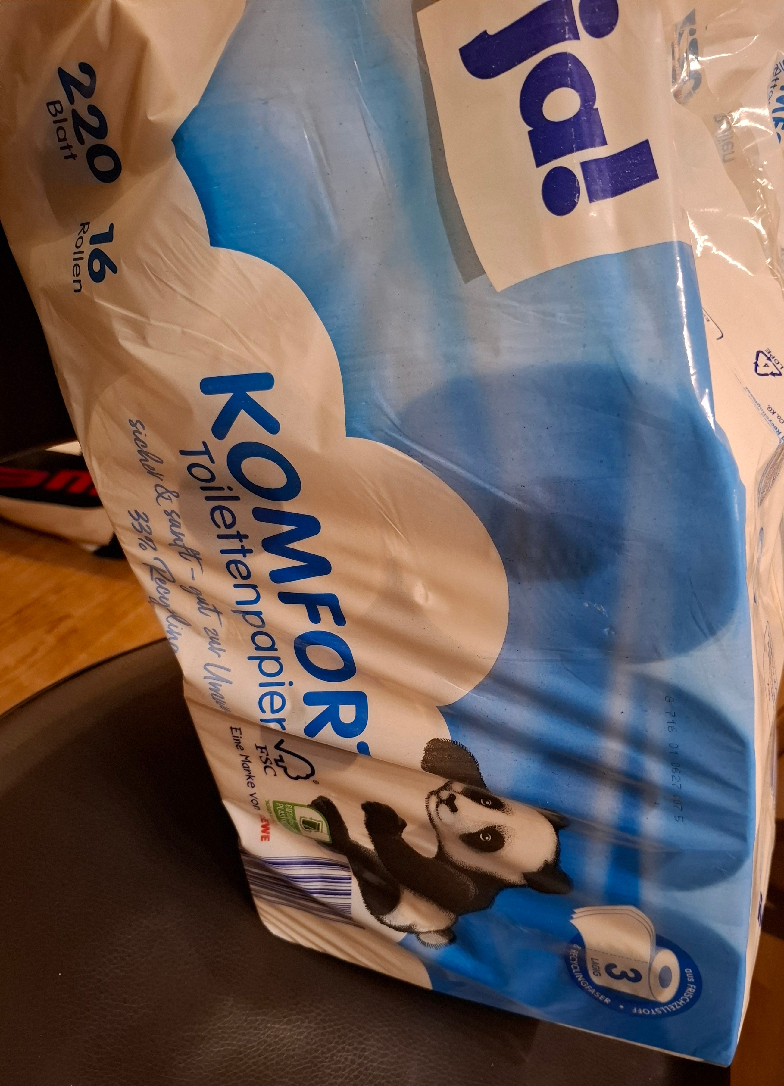 Toilettenpapier 3 lagig ja