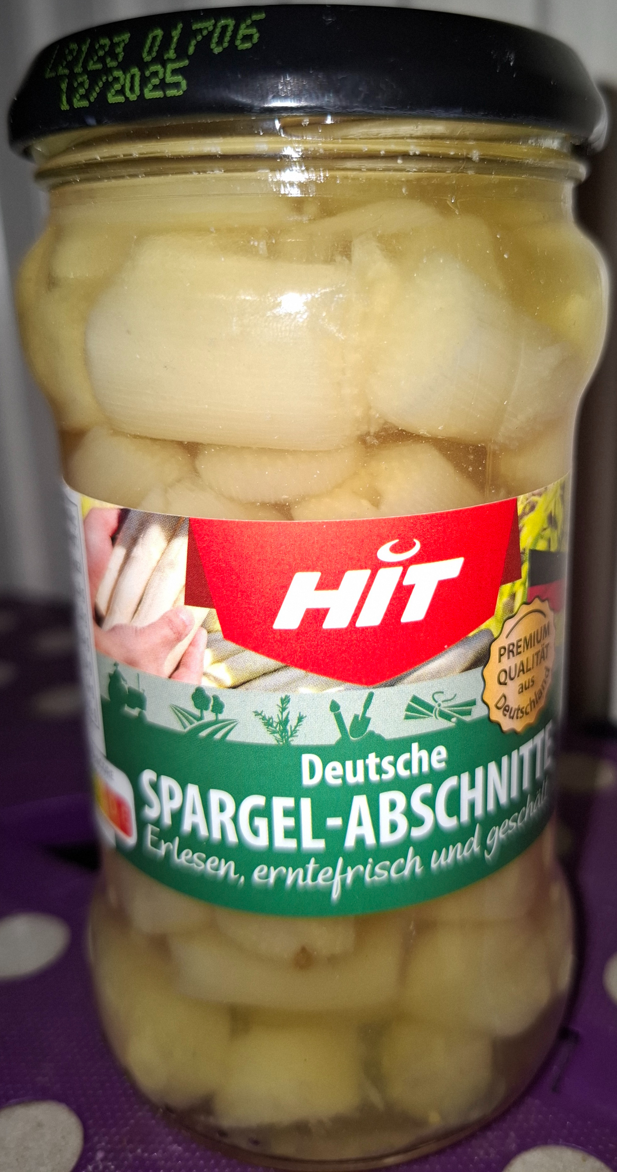Deutsche Spargel-Abschnitte