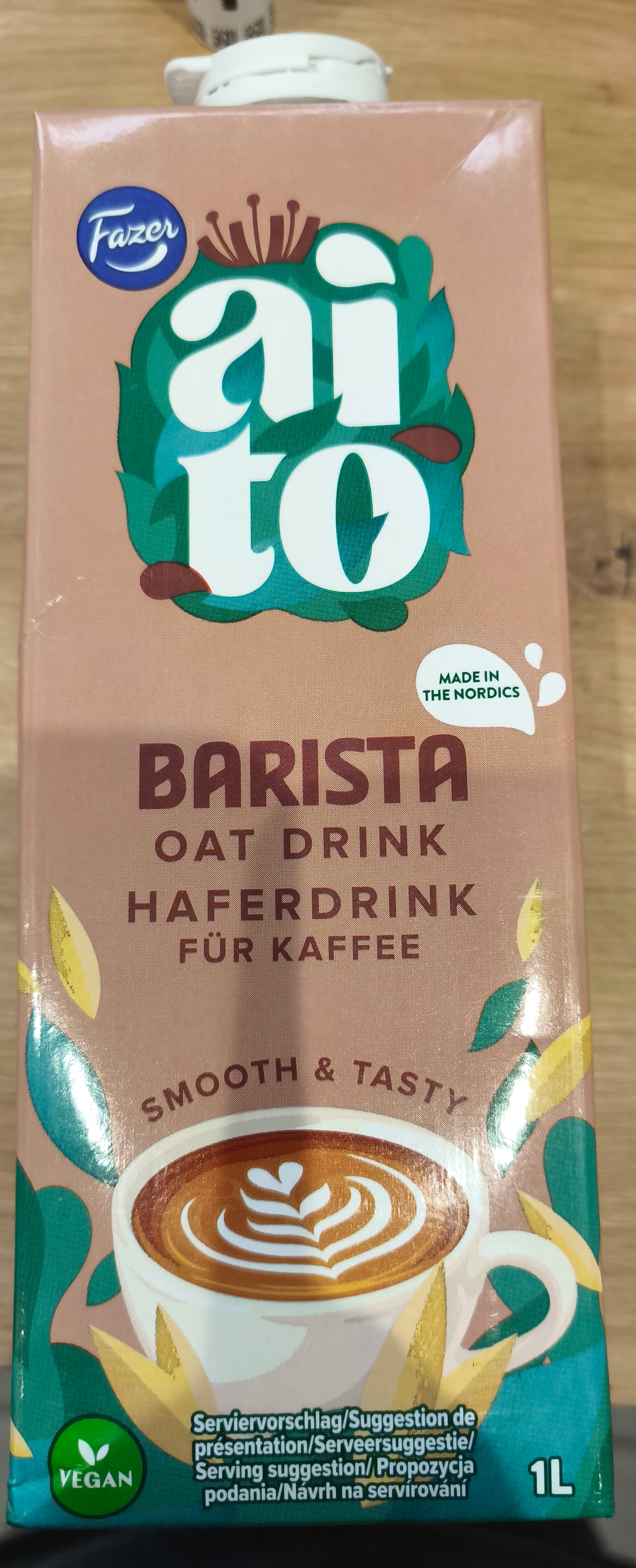 Barista Oat drink Haferdrink für Kaffee 