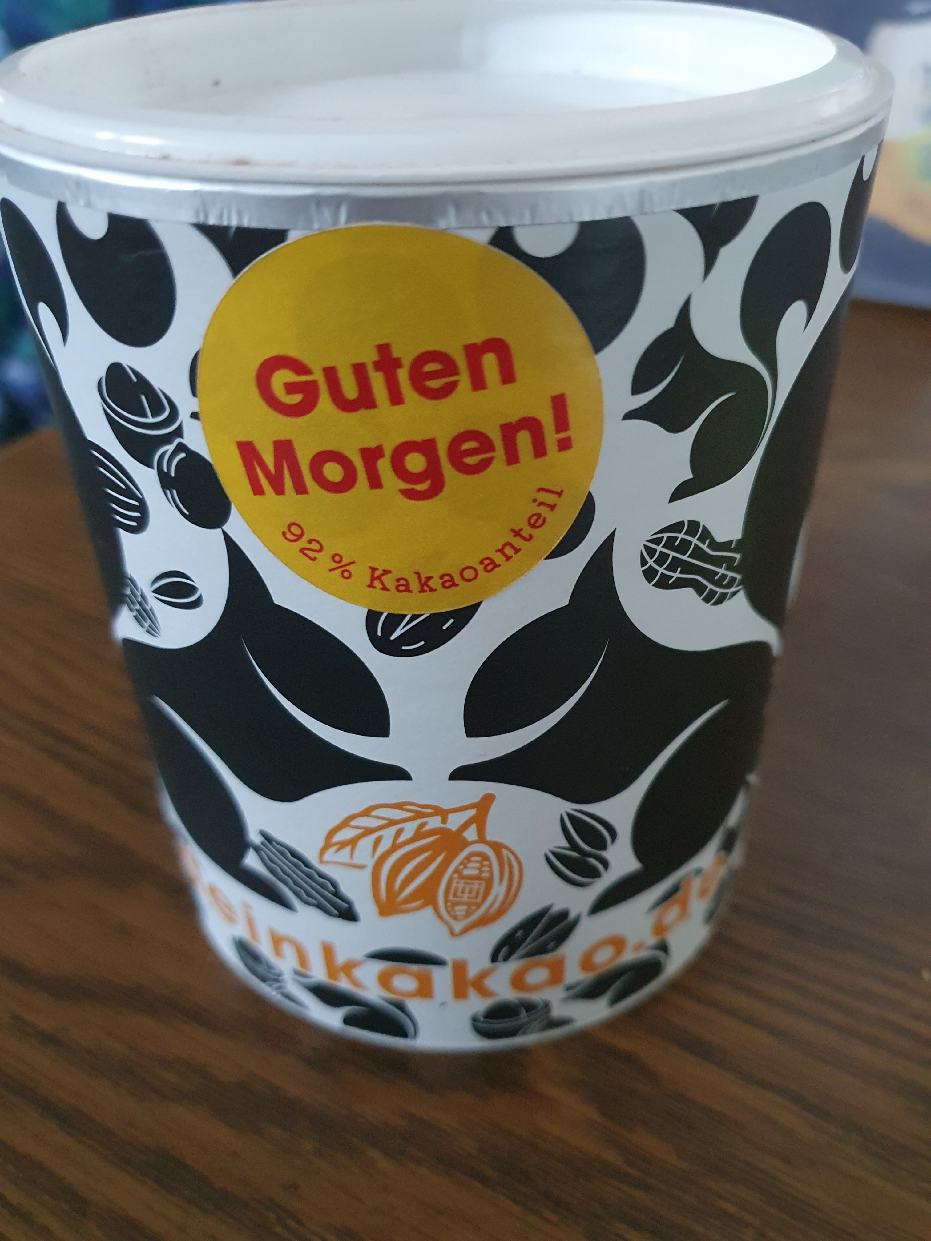 Schokoladenpulver Guten Morgen!