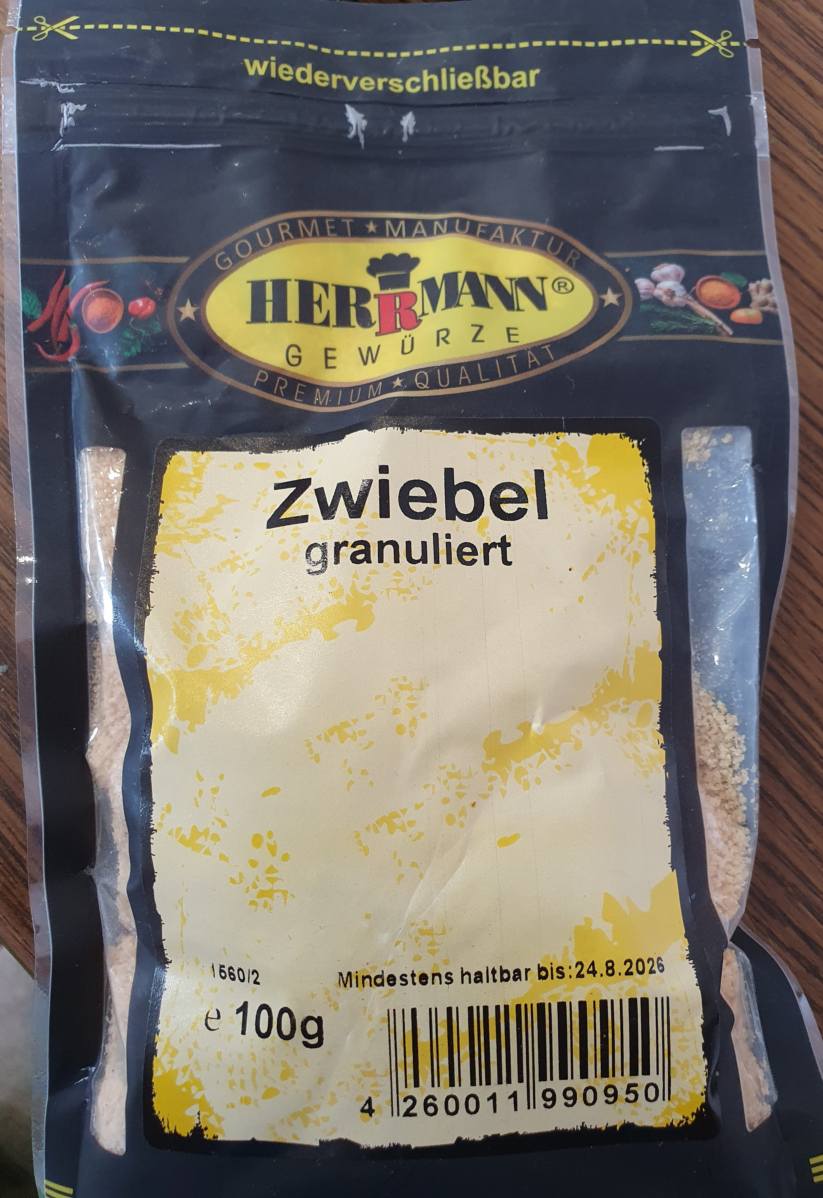 Zwiebel granuliert