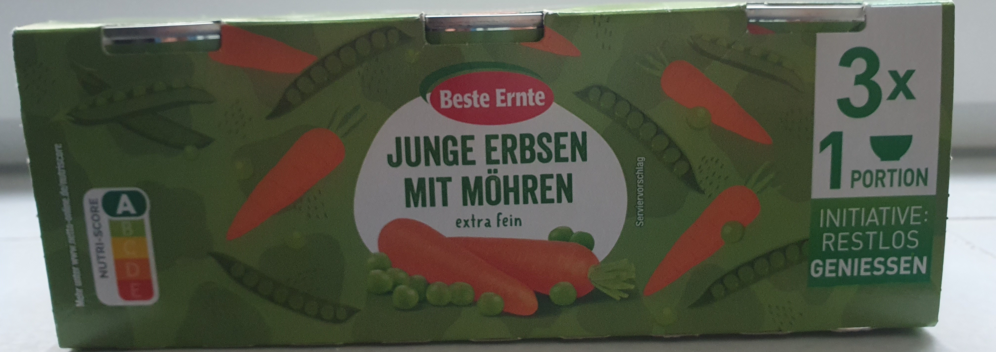 Erbsen mit Möhrchen