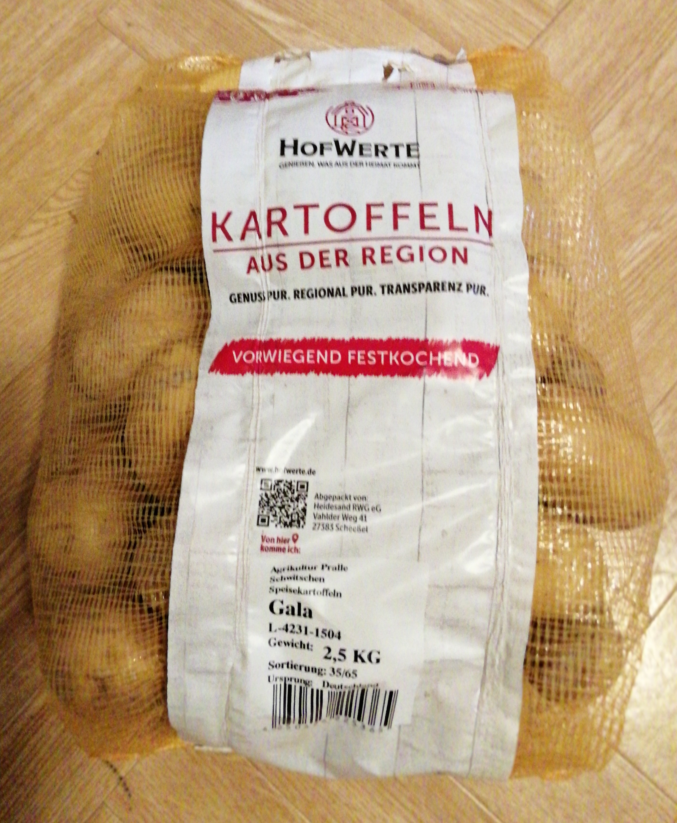 Kartoffeln Gala vorwiegend festkochend 