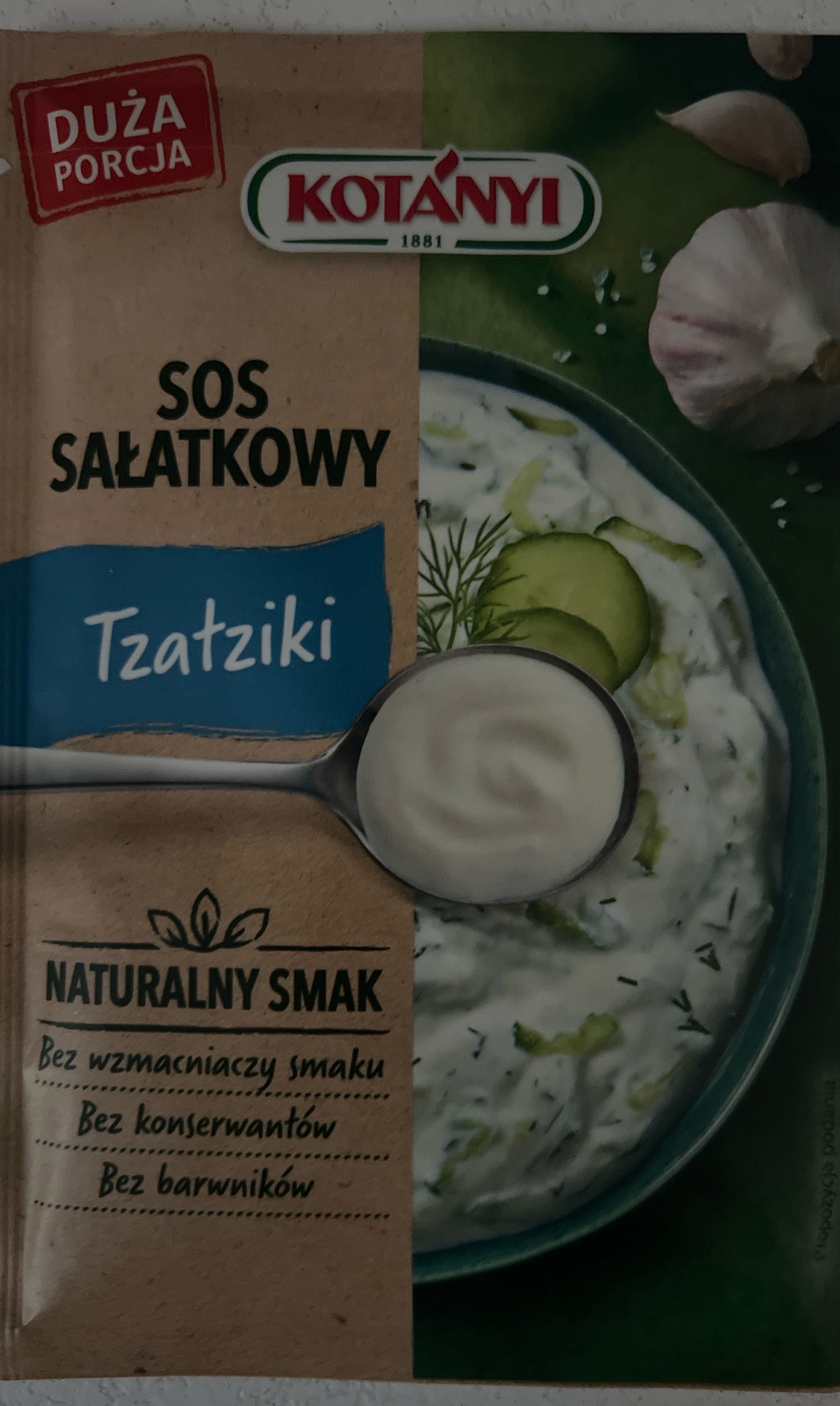 Sos salatkowy tzatziki