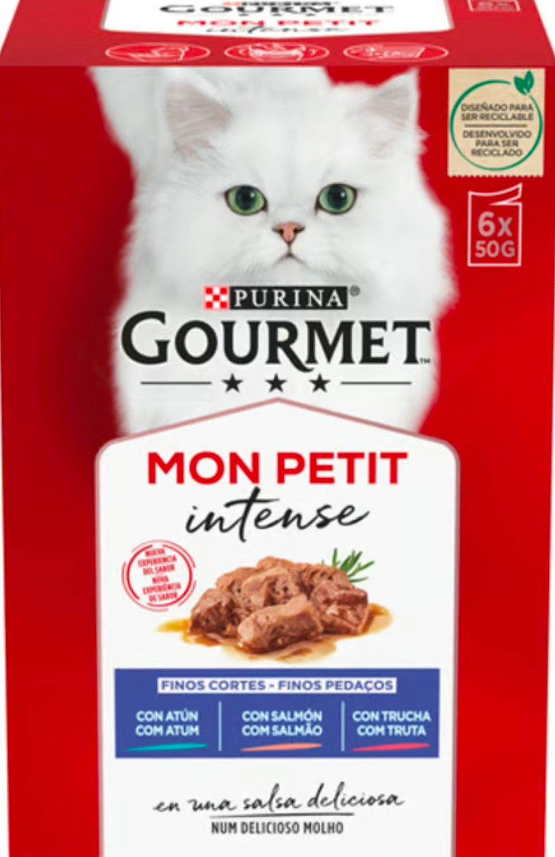 Comida gatos Gourmet Mon Petit pescado