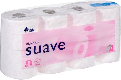 Papel Higiénico Suave 4 capas