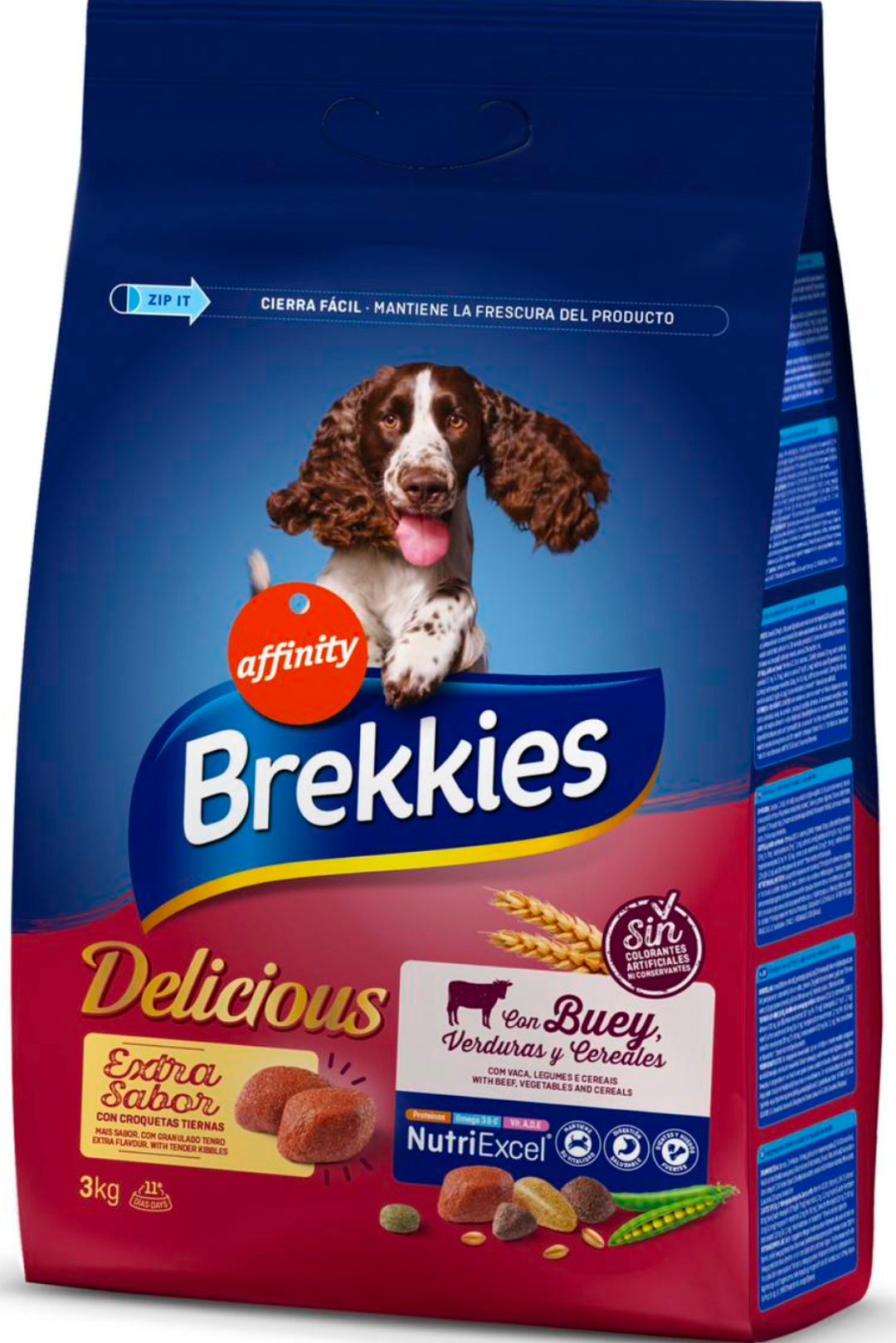 Pienso de buey para perros adultos excel delicious 