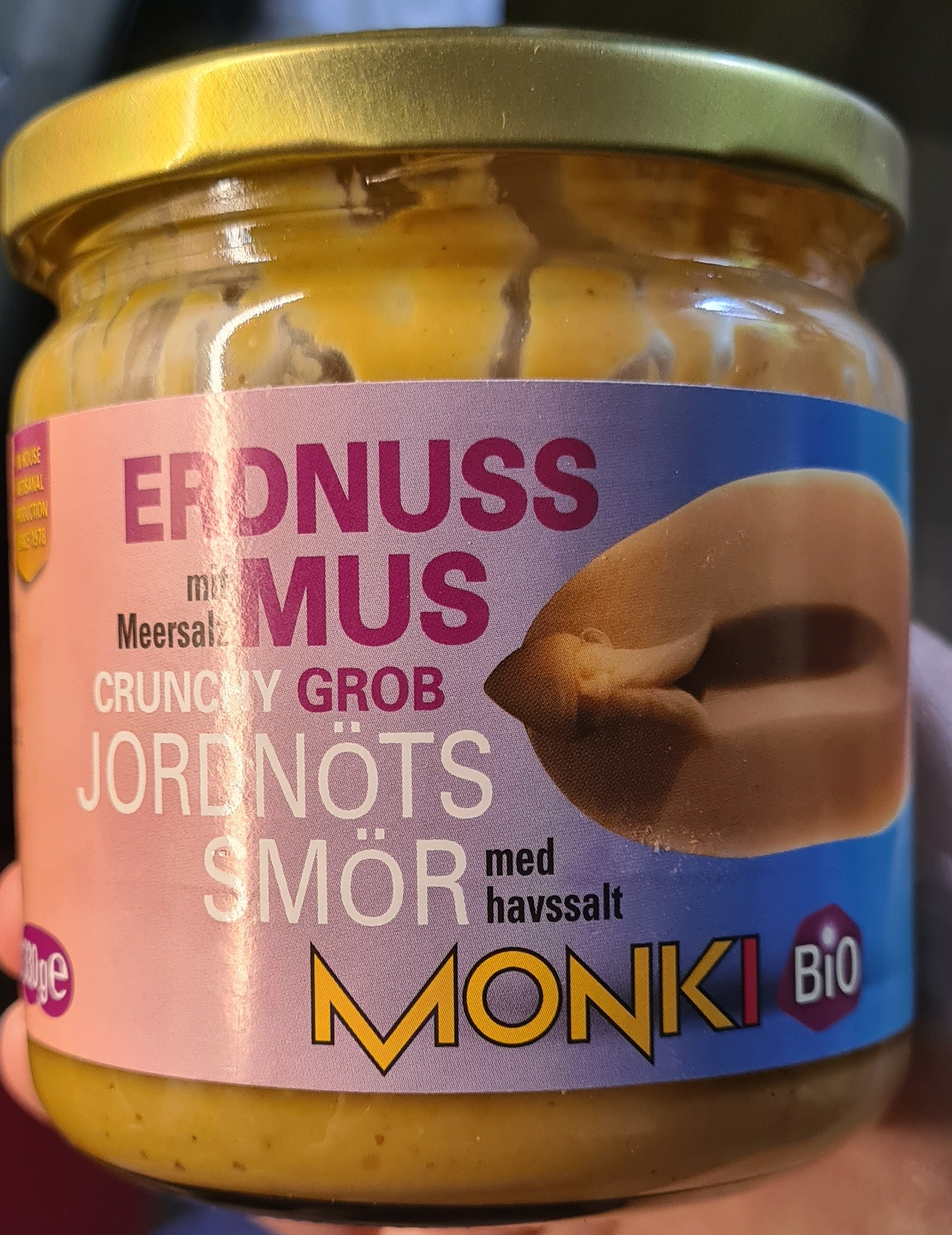 Crunchy Jordnöts Smör