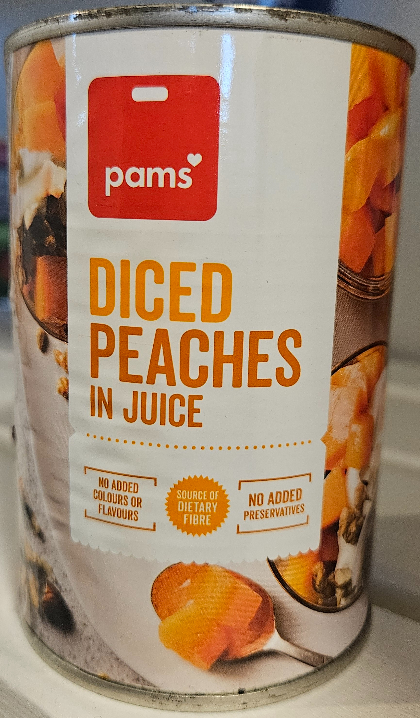 Diced Peaches, in Juice