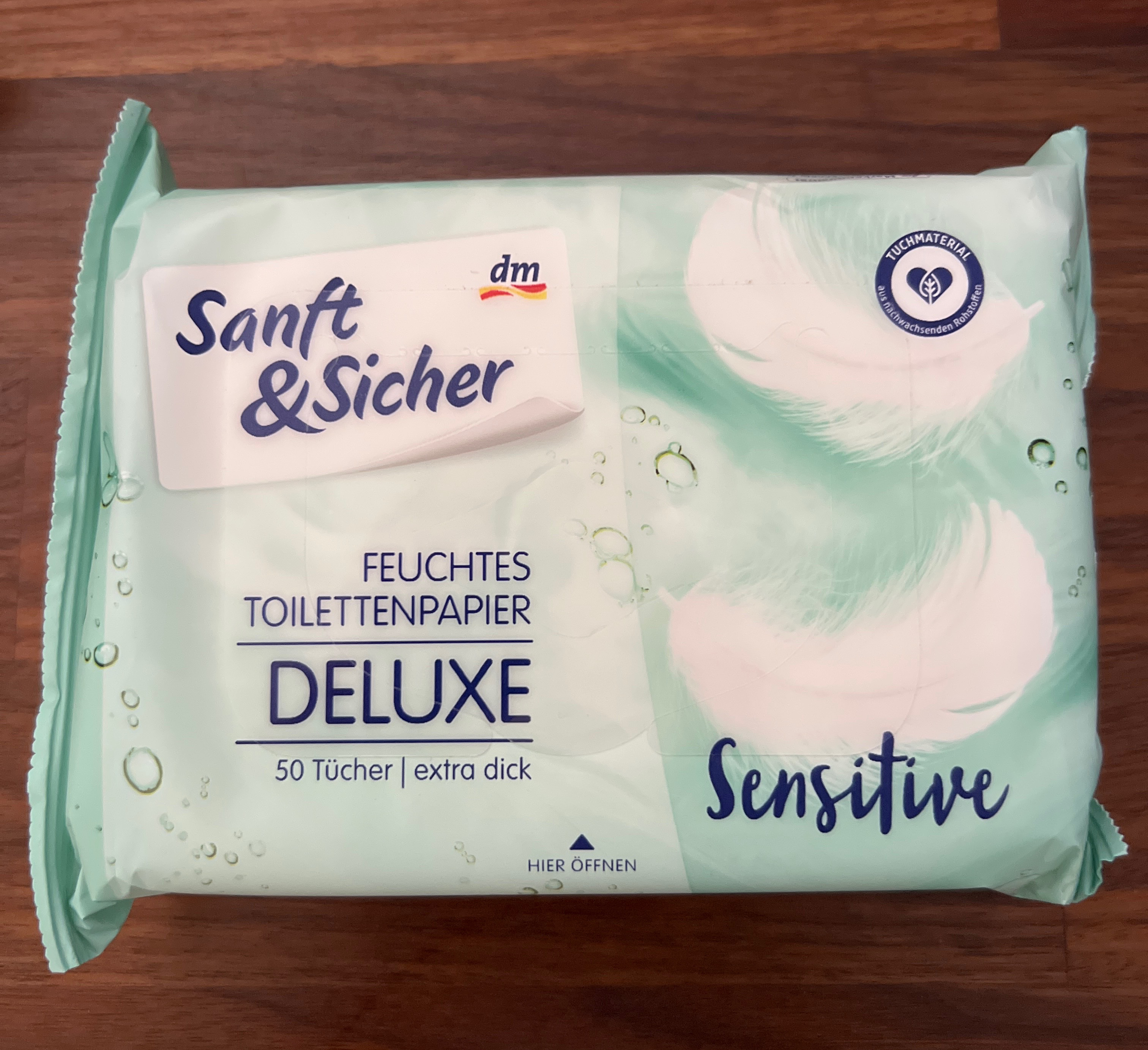 Feuchtes Toilettenpapier Deluxe Sensitive