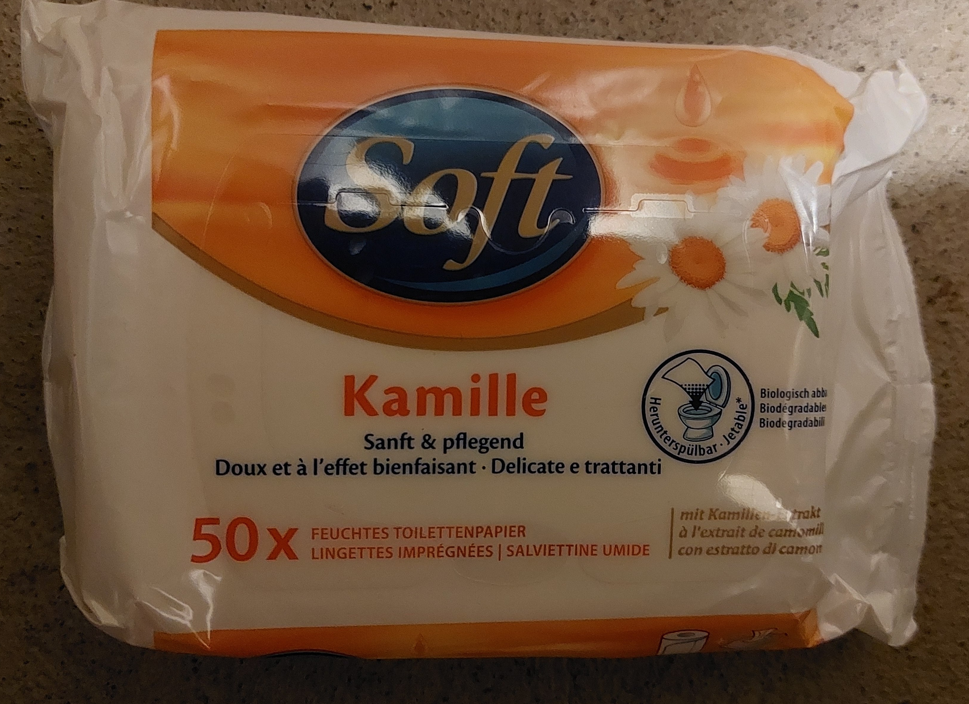 Kamille Feuchtes Toilettenpapier