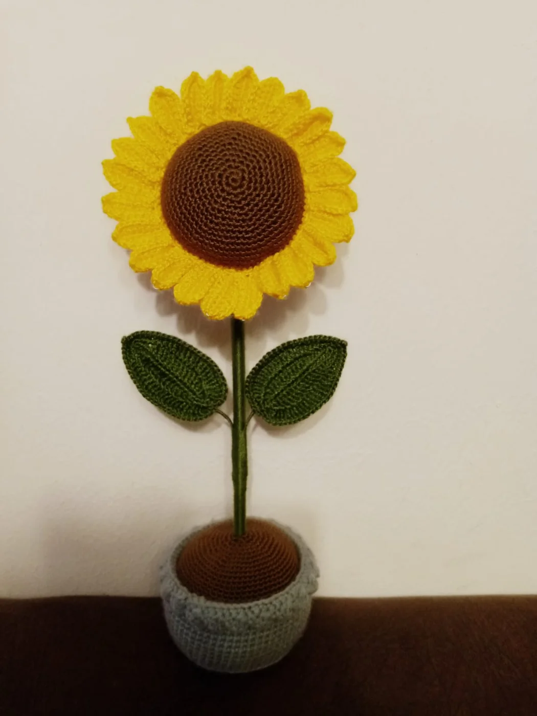 Girasol con maceta (Grande)