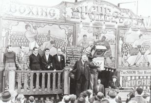 An old style Boxing Booth