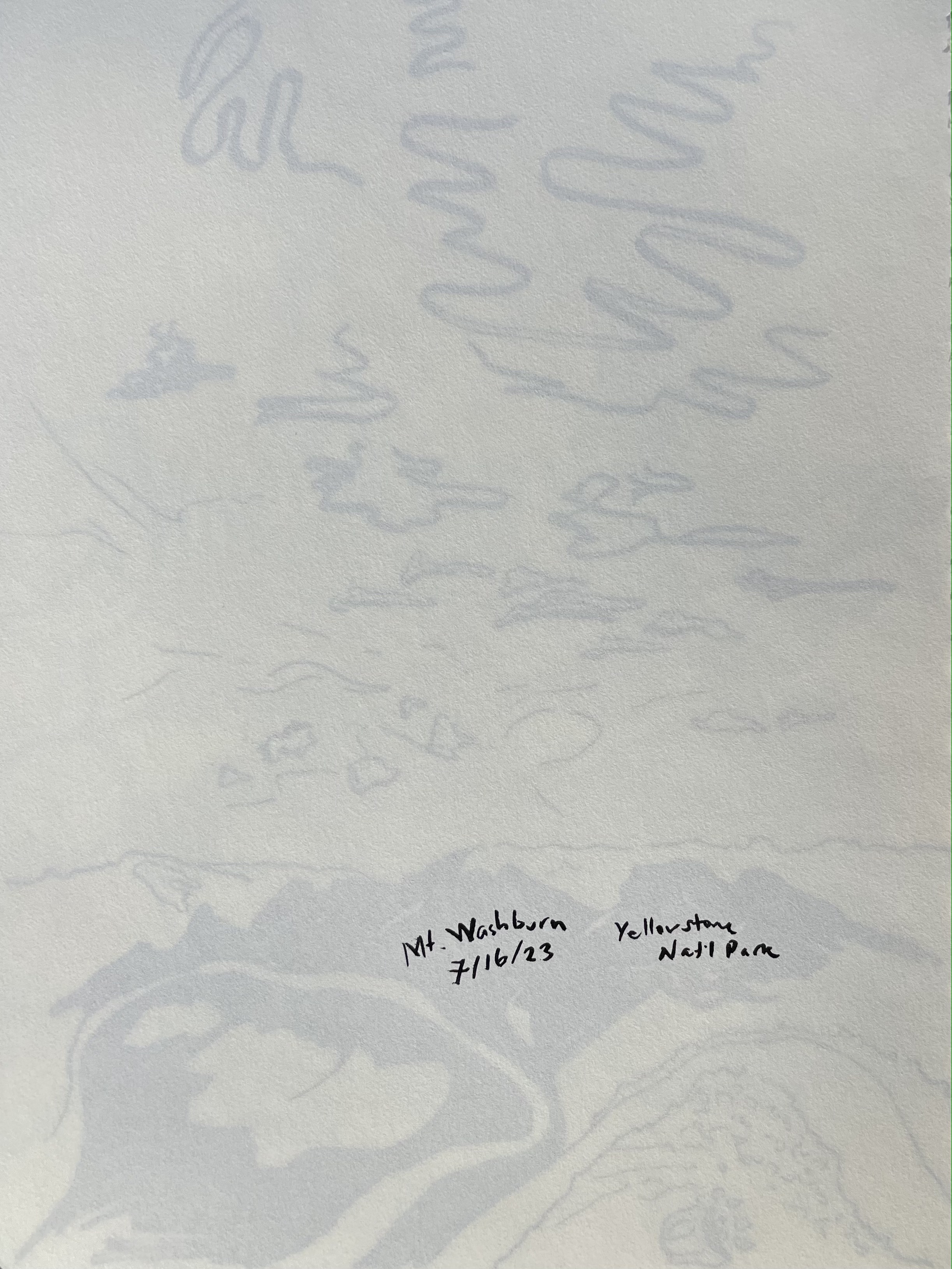Sketches from our stay in Bozeman. All ink on paper.