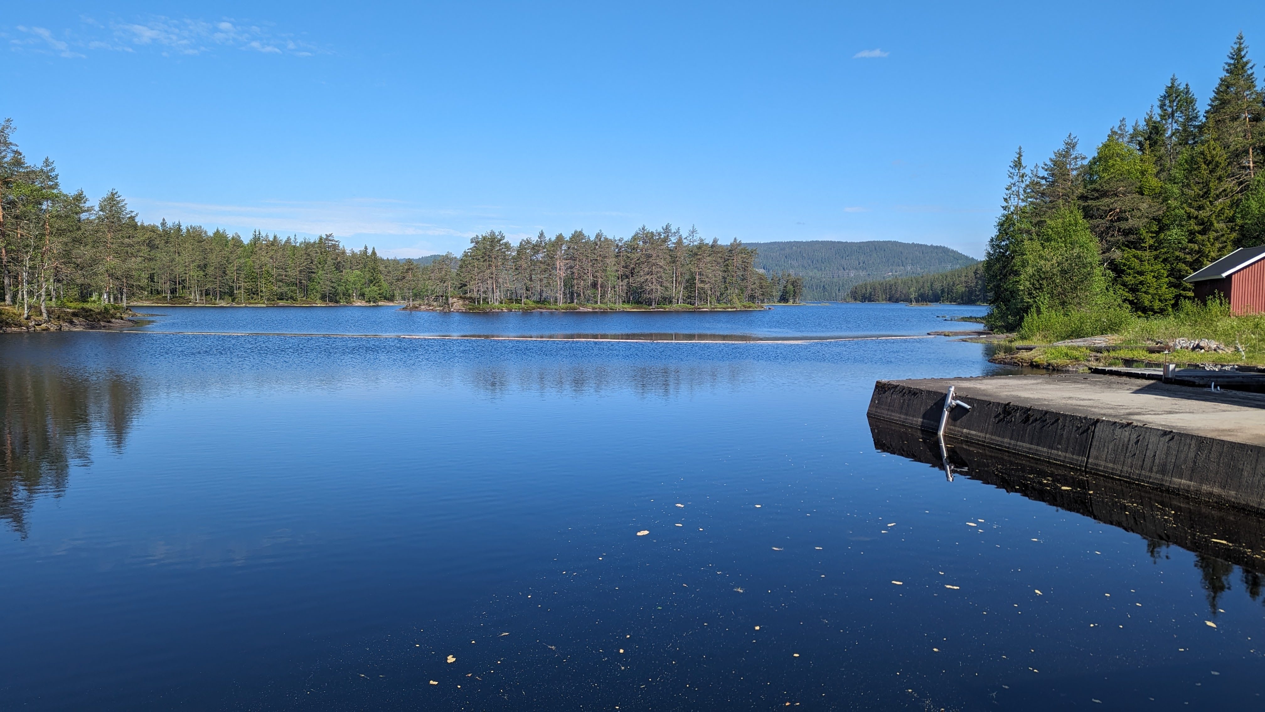 Somewhere in the wilderness outside Oslo.