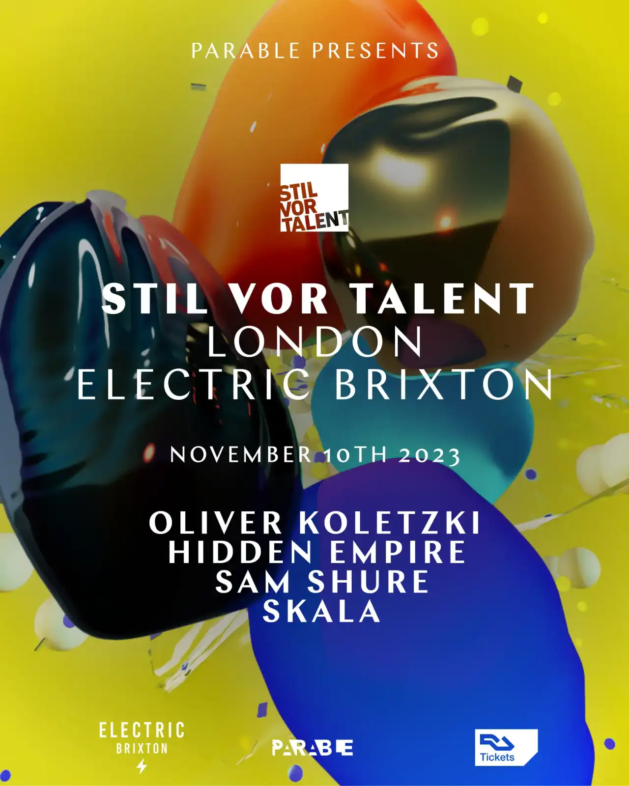 Stil Vor Talent London: Oliver Koletzki, Hidden Empire Live, Sam Shure, SKALA
