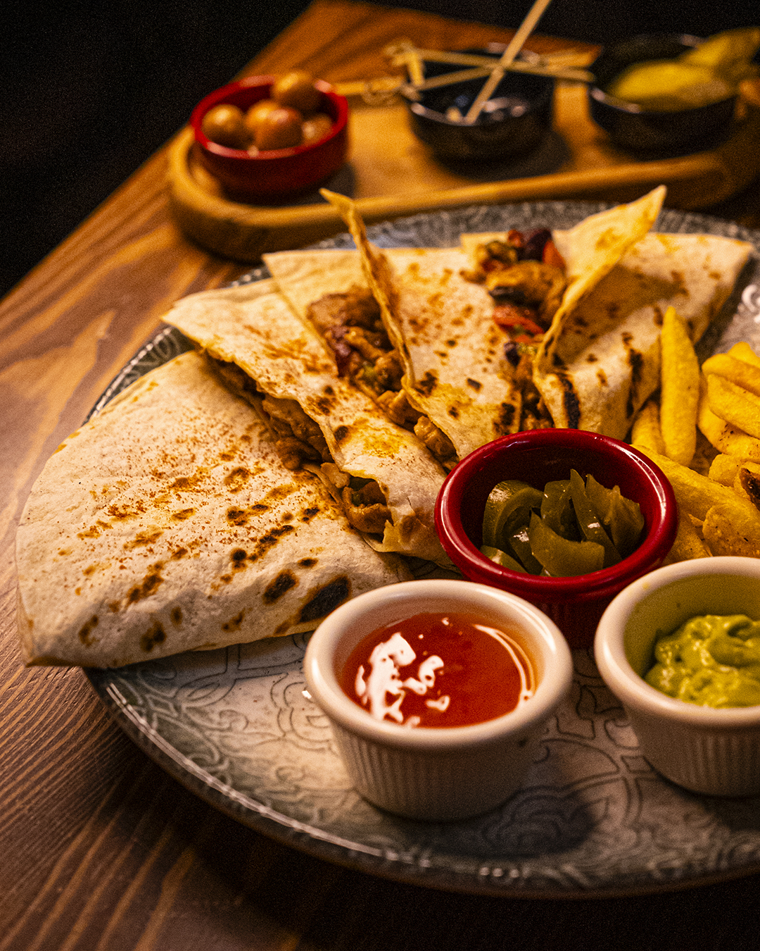 Chicken Quesadilla ( Spicy - Mild )