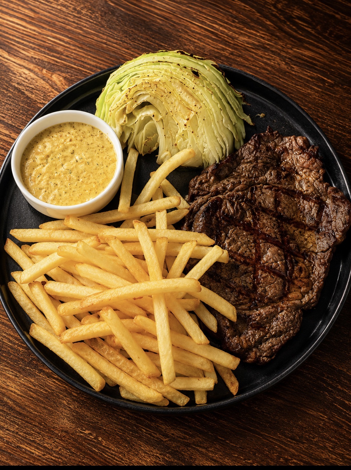 Ribeye with Café de Paris Sauce
