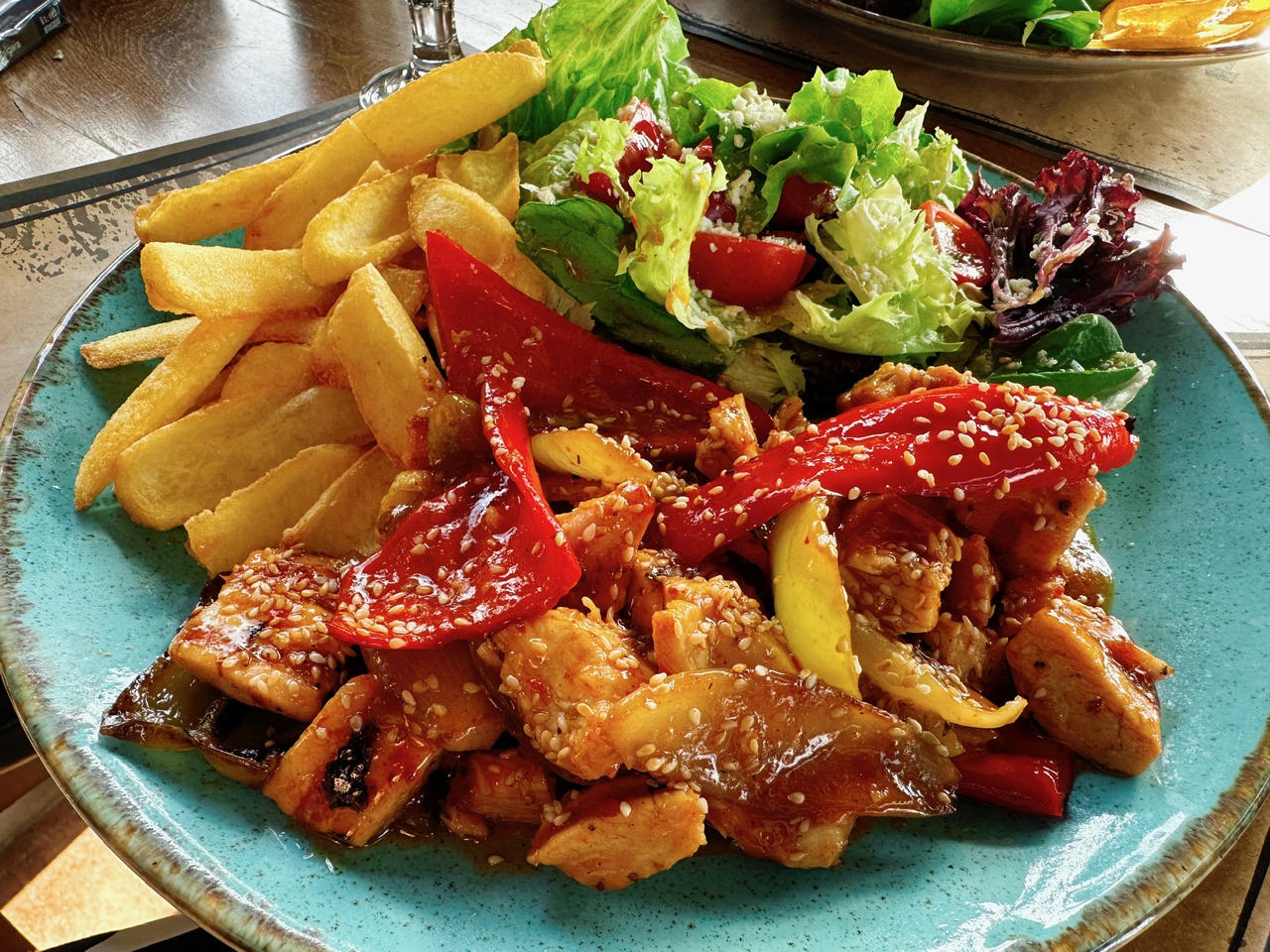 Chicken in Sesame Sweet Chili Sauce