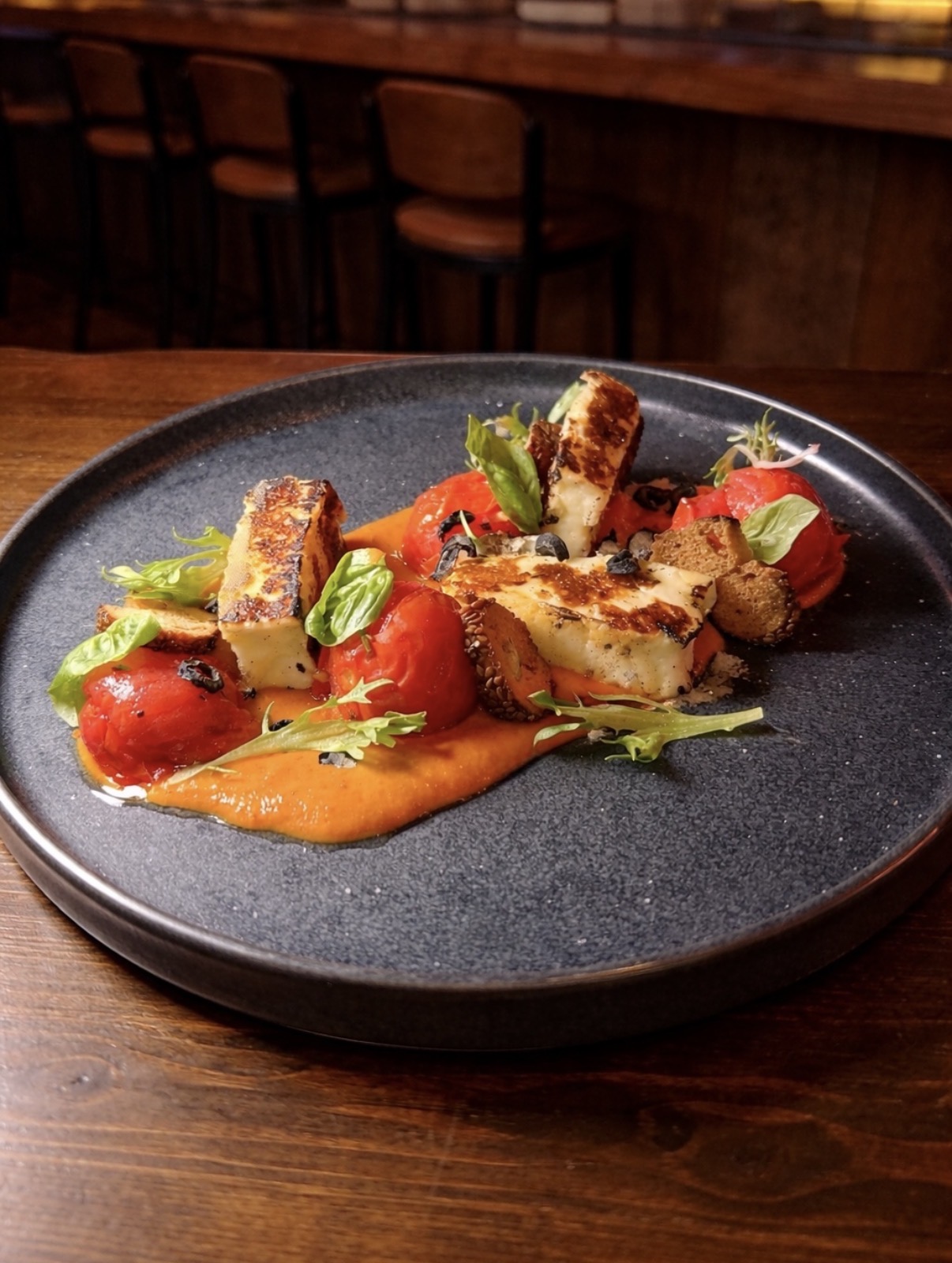 Pepper Cream Halloumi