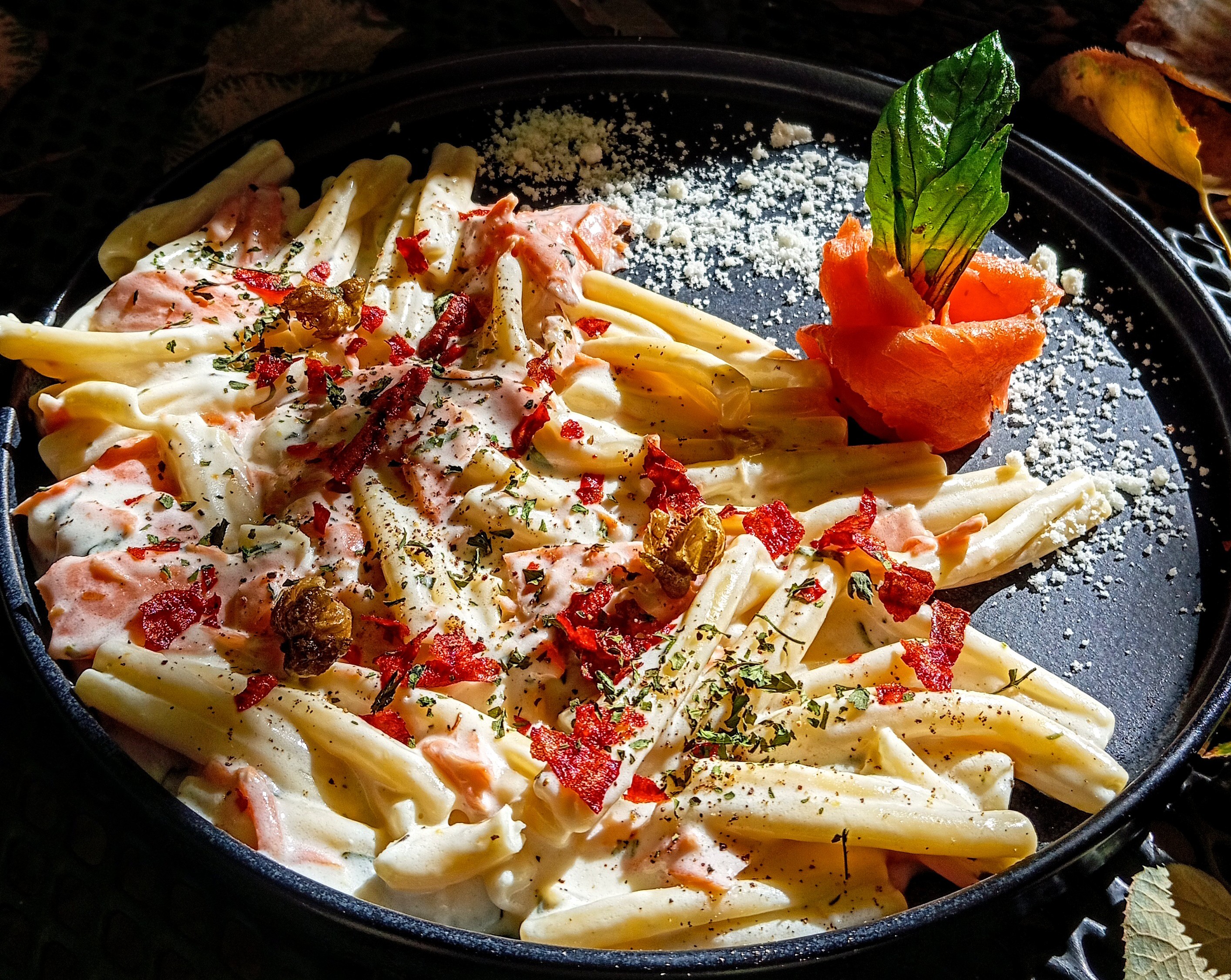 Pasta with Smoked Salmon