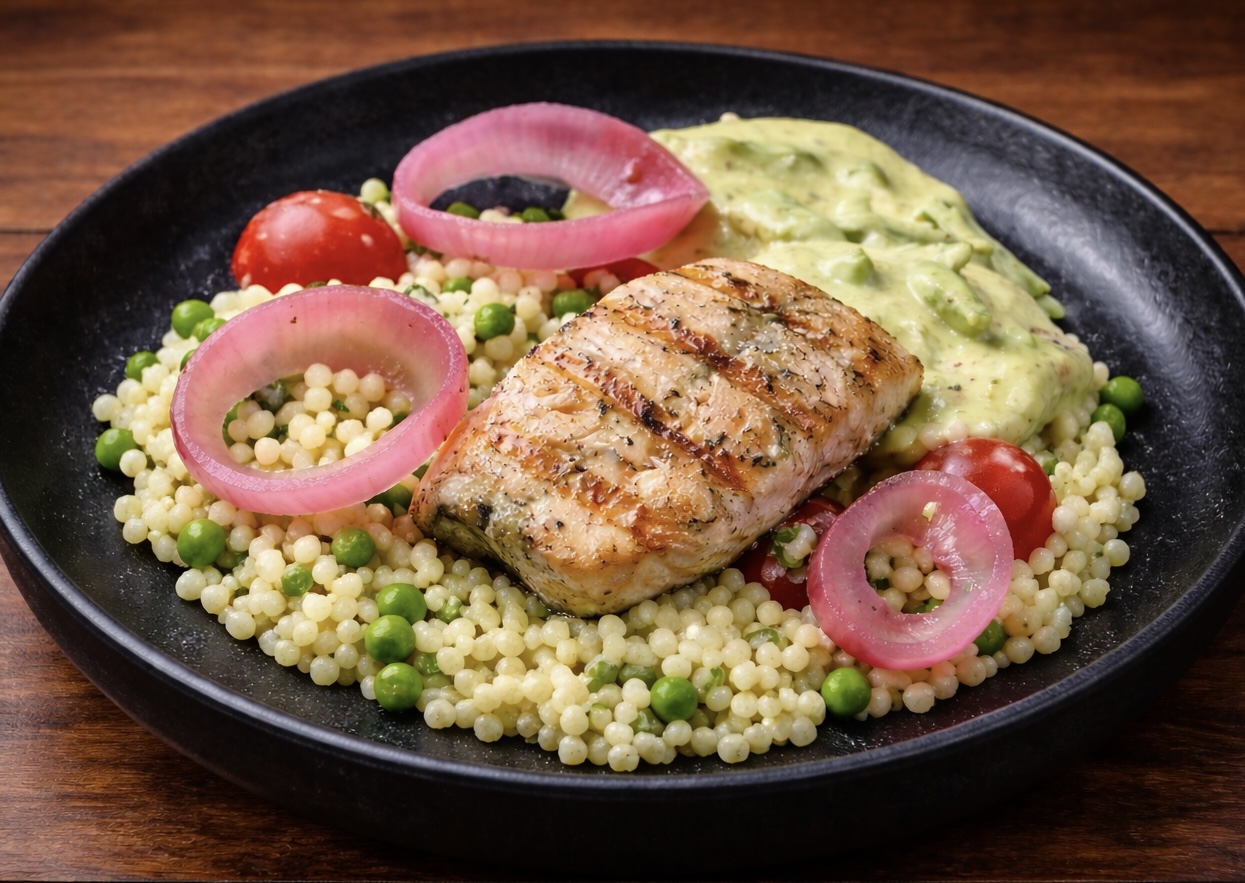 Grilled salmon