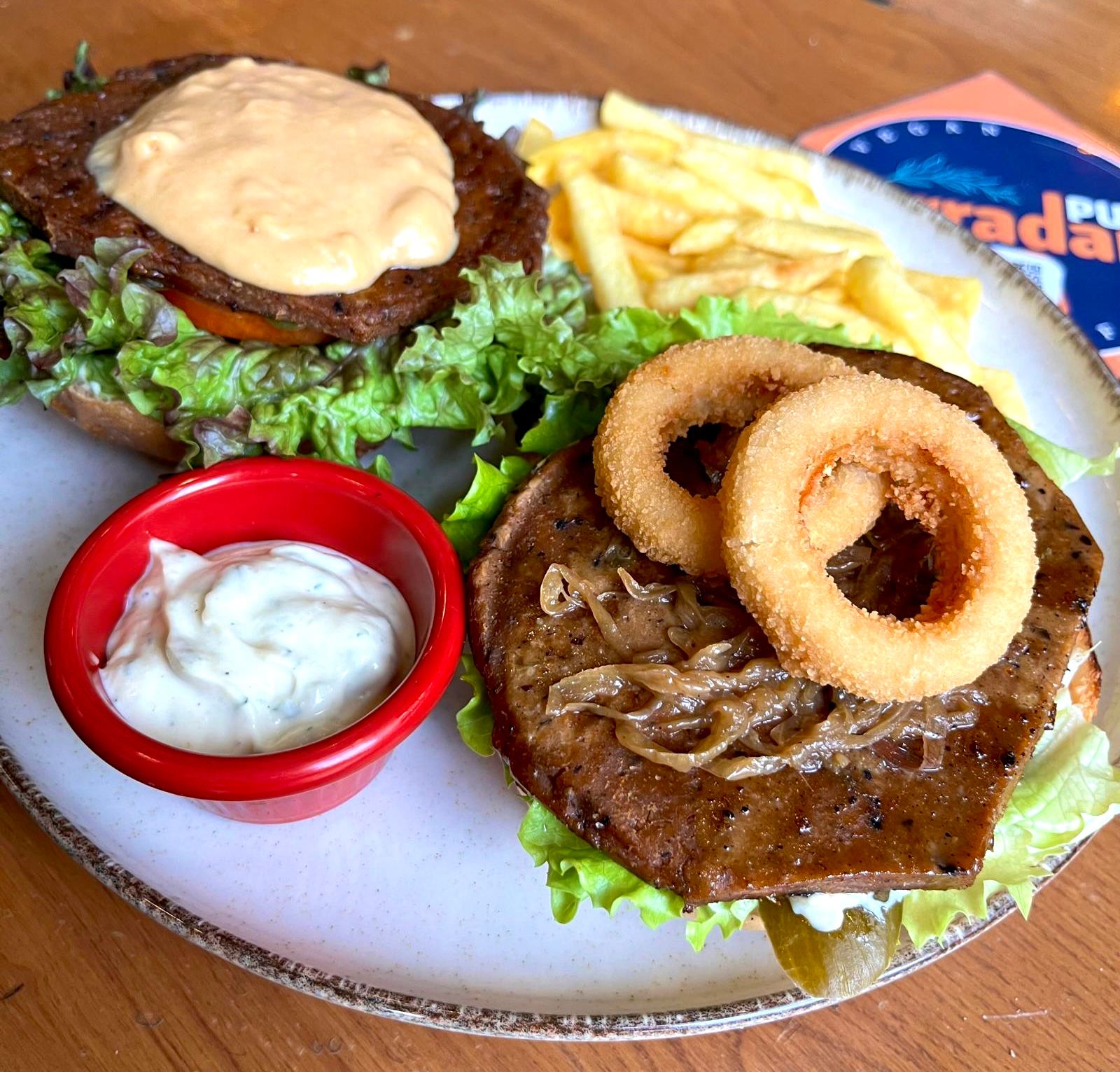 Open Steak Burger