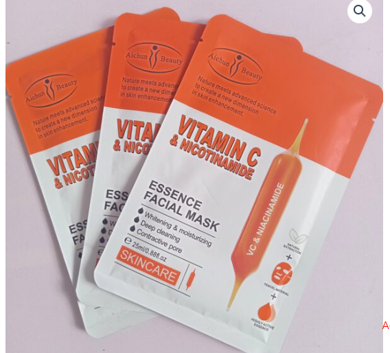 Mascarilla Facial Vitamina C + Niacinamida