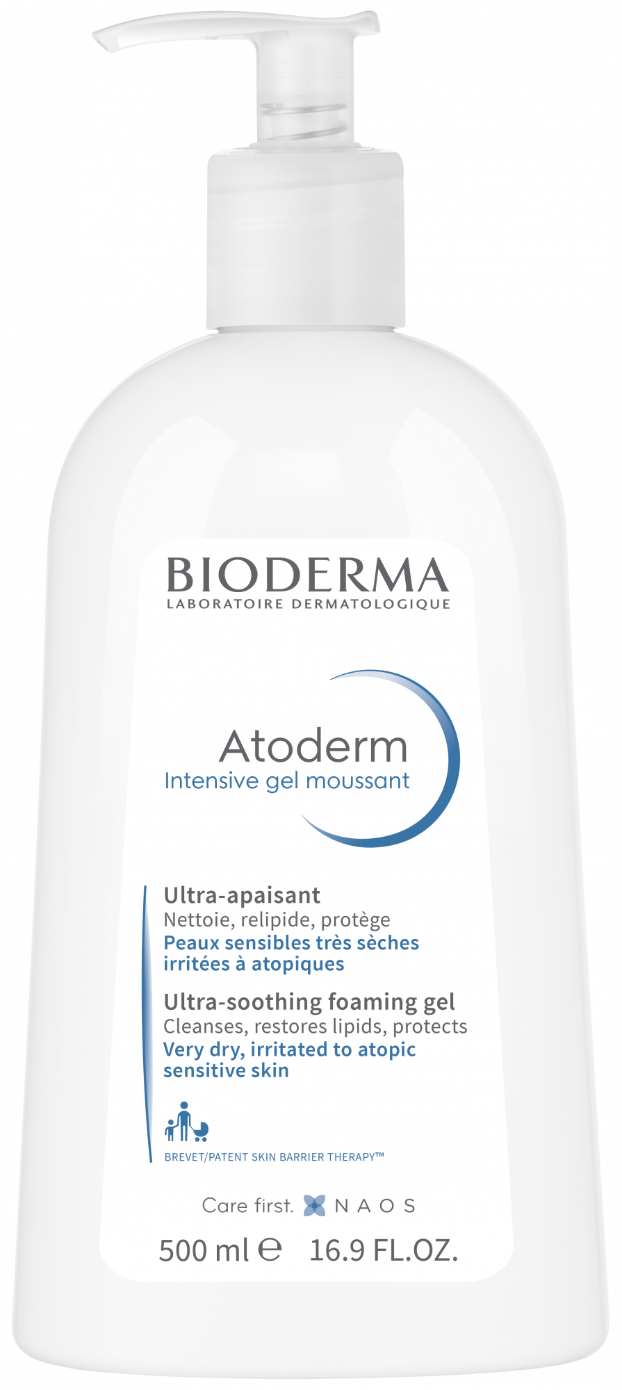 Photo de BIODERMA Atoderm Intensive Gel moussant 500ML - Dermocosmétique