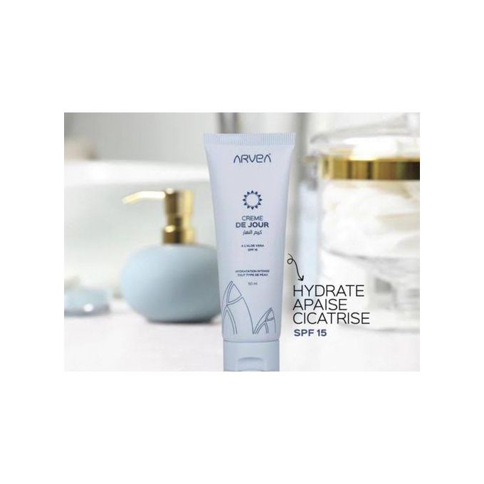 Photo de Arvea Crème De Jour Hydratante, éclaircissante et protectrice - Dermocosmétique