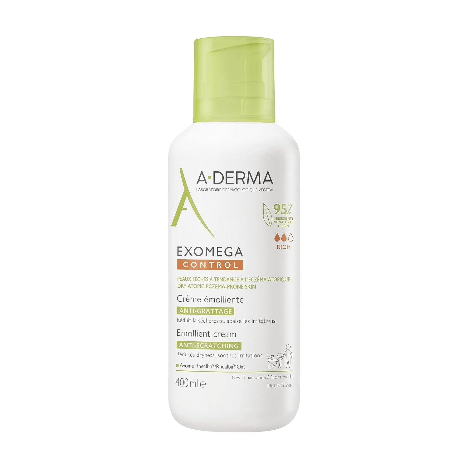 Photo de A-DERMA Exomega Emollient Cream 400ml - Dermocosmétique