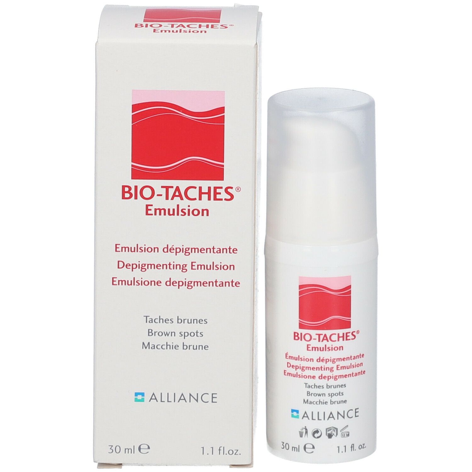 Photo de Alliance Bio-Tache Emulsion, Émulsion dépigmentant - Dermocosmétique