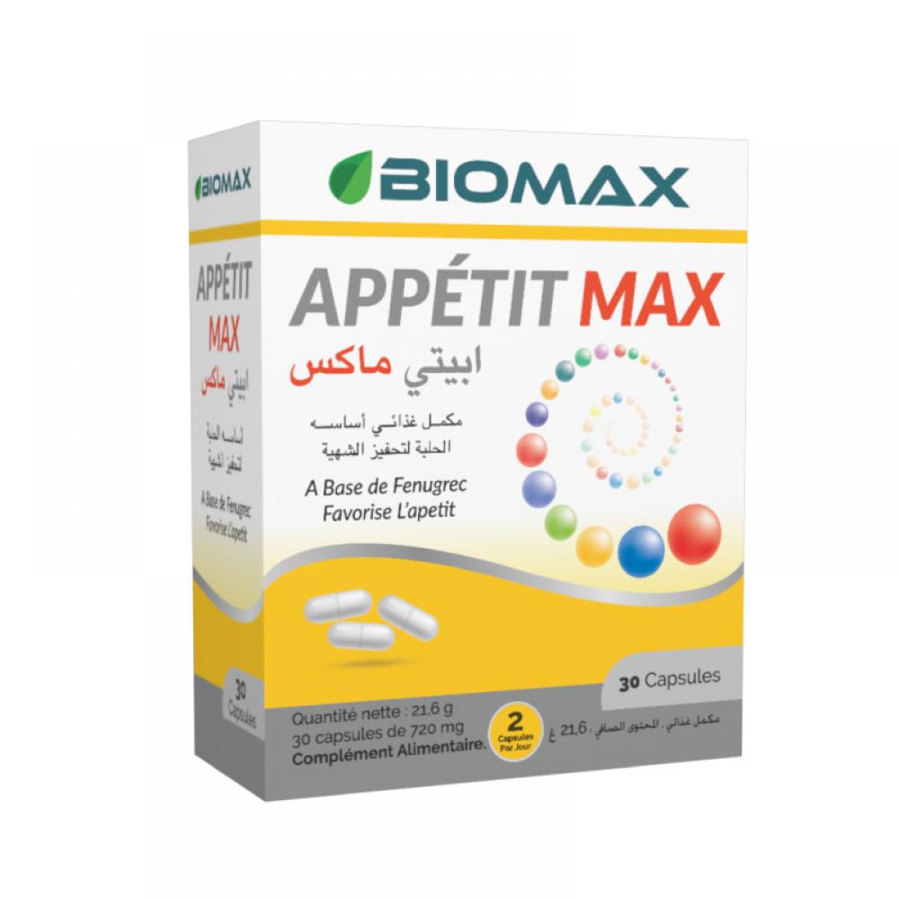 Photo de BIOMAX Appétit MAX 30C - Complément Alimentaire