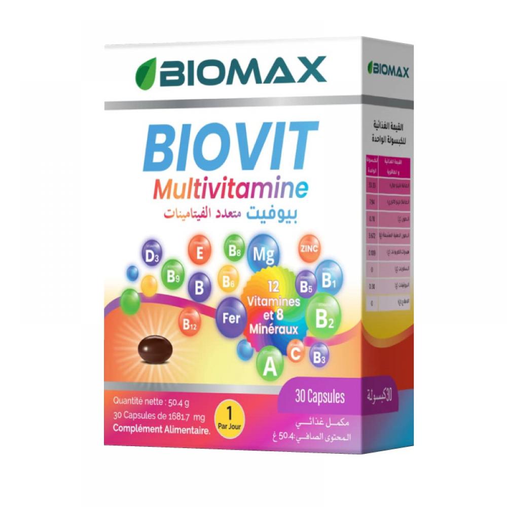 Photo de BIOMAX BIOVIT Multivitamine 30C - Complément Alimentaire