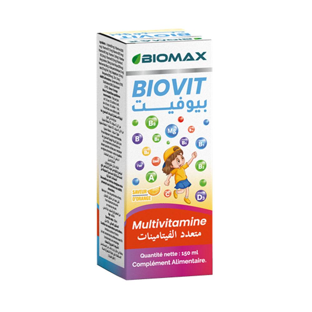 Photo de Biomax Biovit Multivitamine Sirop Enfant 150 ml - Complément Alimentaire