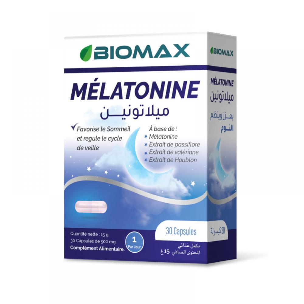 Photo de BIOMAX MELATONINE 30C - Complément Alimentaire