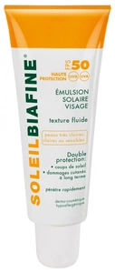 Biafine SoleilBiafine Ecran Solaire en Emulsion Spf50 – 50ml