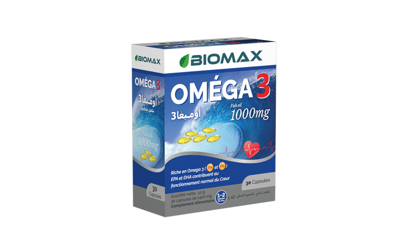 BIOMAX Oméga 3 1000MG / 30C