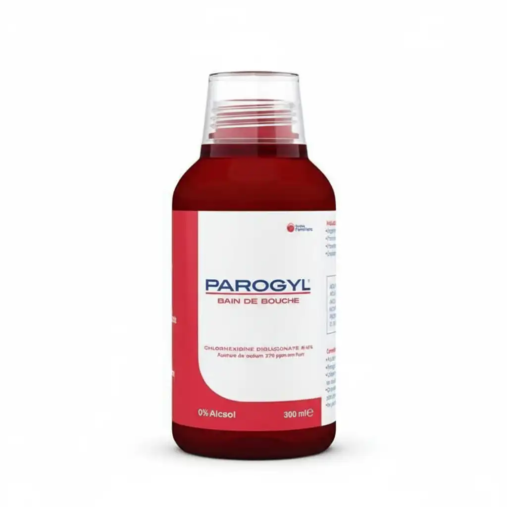 Parogyl Bain de Bouche Rouge