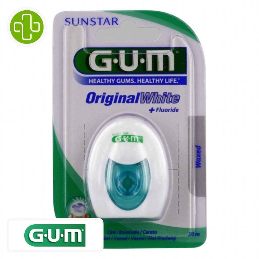 GUM Fil Dentaire Original White — 30 m
