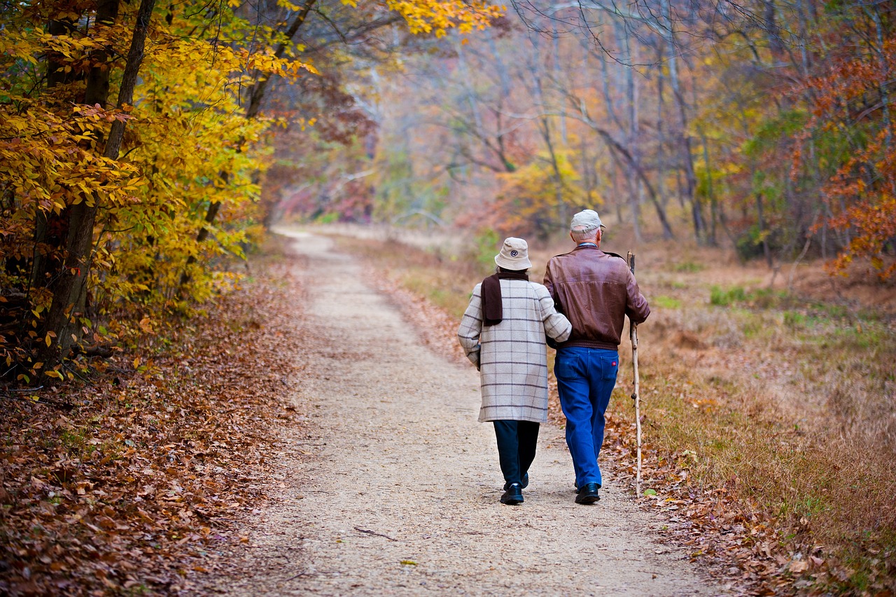 Old couple parents
