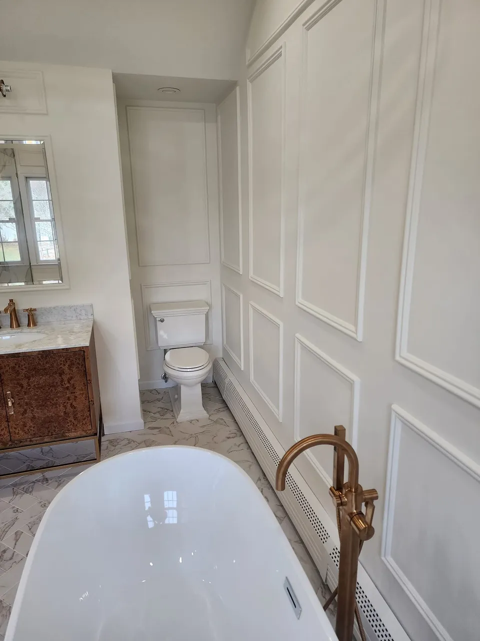 Primary bath with freestanding tub: Parisi Home Improvement bathroom project, photo 3