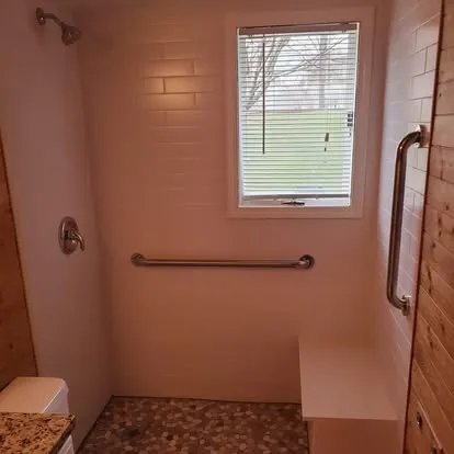 Tub-to-shower conversion: Parisi Home Improvement bathroom project, photo 4
