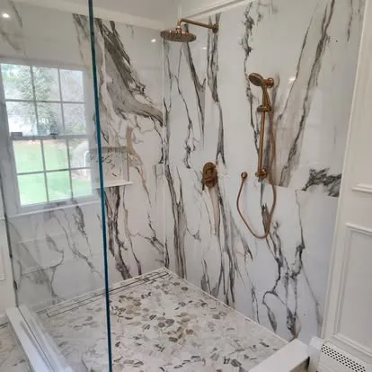 Primary bath with freestanding tub: Parisi Home Improvement bathroom project, photo 5