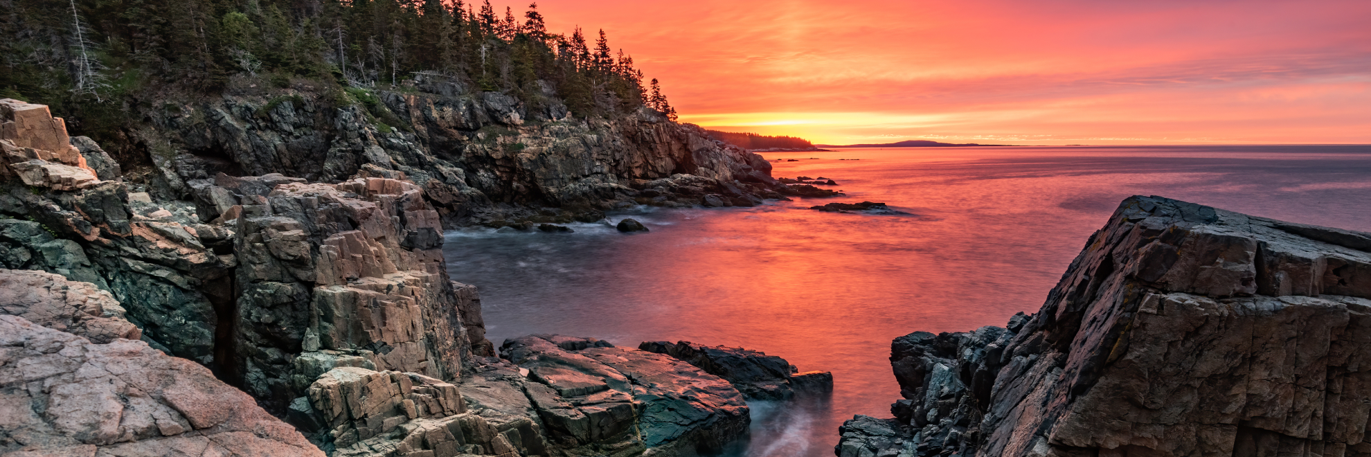 Acadia National Park landscape view
