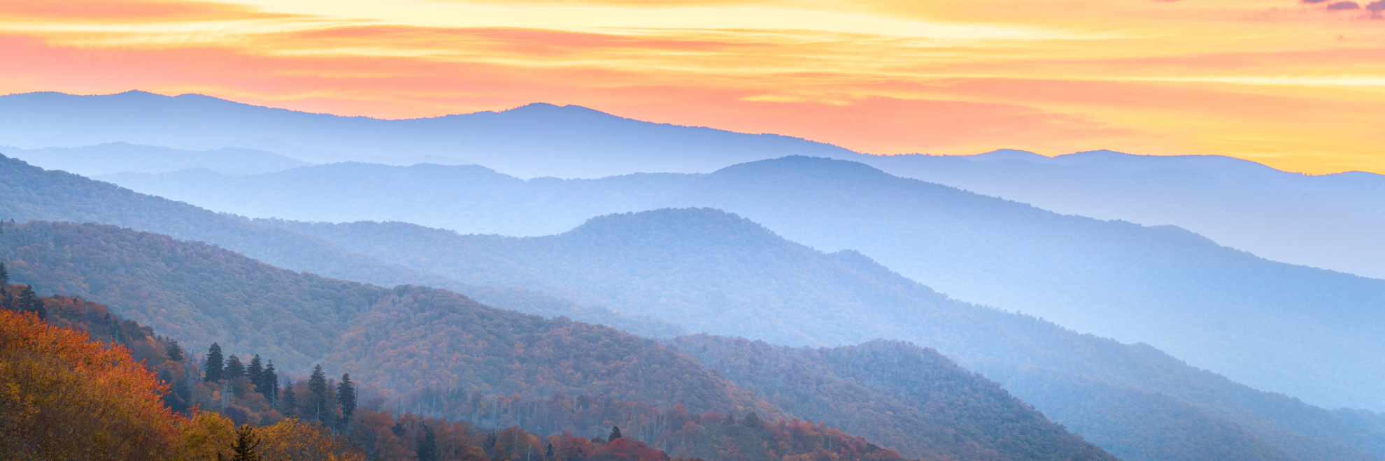 Great Smoky Mountains National Park landscape view