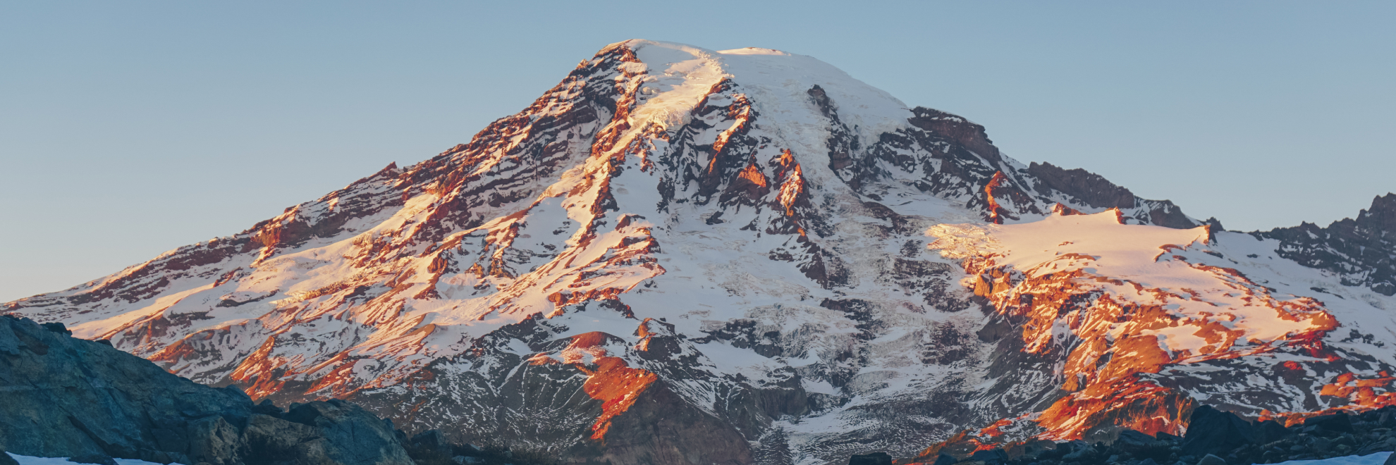 Mount Rainier National Park landscape view