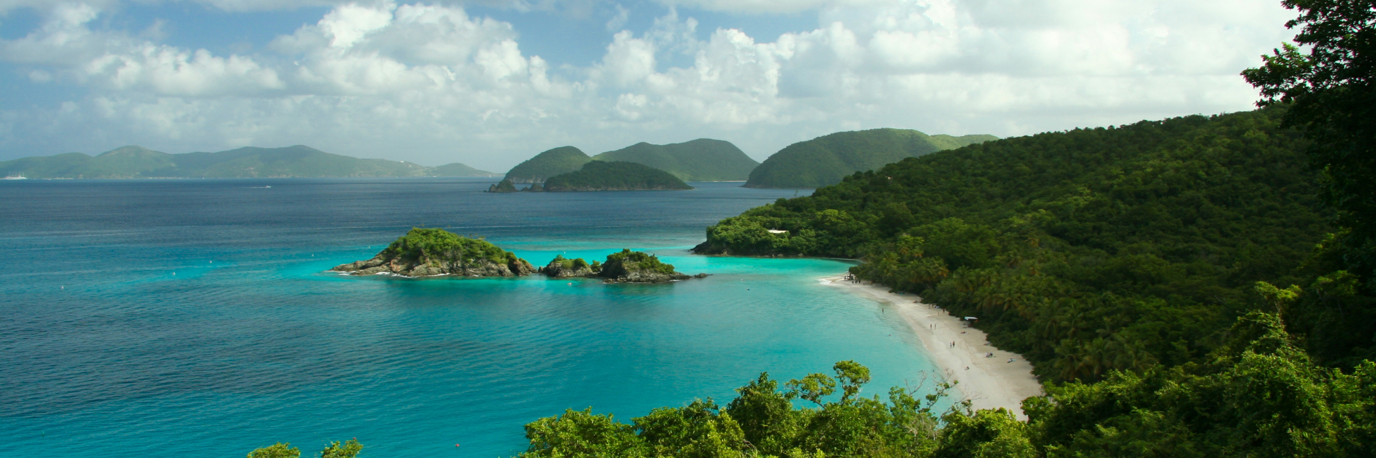 Virgin Islands National Park landscape view